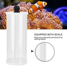 Aquarium 0.8L Acrylic Titration Container Pratique Pompe Liquide Baril Additif