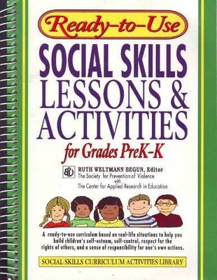 Ready-to-Use Social Skills - Spiral-bound, by Begun Ruth Weltmann - Very Good