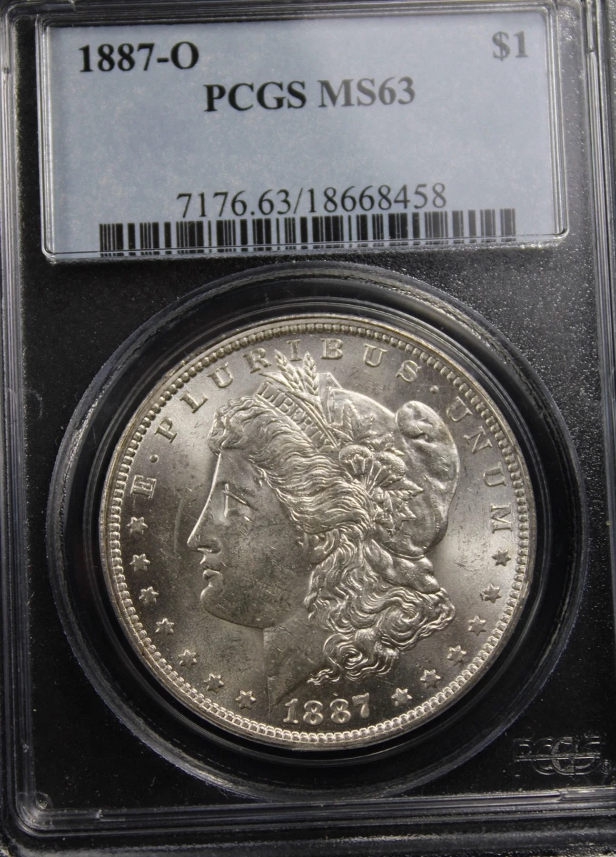 MS 63 Graded 1887 Year Morgan US Dollars (1878-1921) for sale | eBay