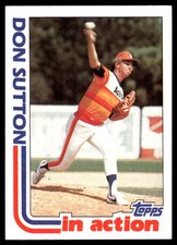 Don Sutton 1982 Topps #306 Houston Astros MLB READ FREE SHIPPING AutographDen