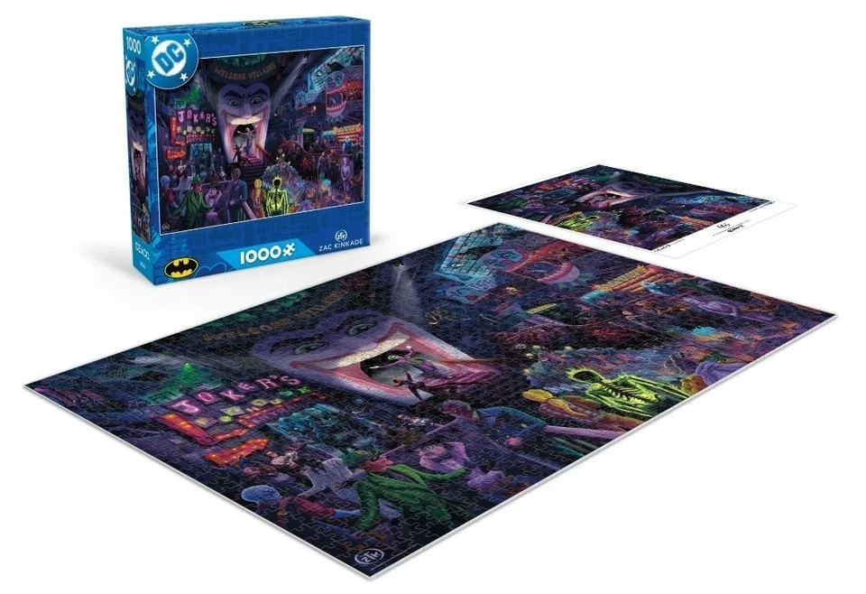 1000 Piece Puzzle The Jokers Ball DC Joker Zac Kinkade - Ceaco Jigsaw Puzzle - Image 3 of 4