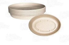 100pcs-32oz Oval Disposable Compostable Paper Bowls for Salad, soup..