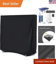 Ping Pong Table Cover Heavy Duty Waterproof Cover for Outdoor Indoor Folda...