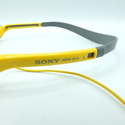 Genuine Sony Walkman MDR-W14 SPORTS Yellow Headphones Walkman