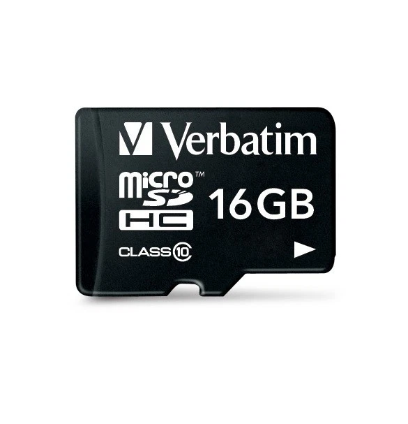 Verbatim MicroSDHC 16 GB Classe 10 con Adattatore SD - Scheda di Memoria - Immagine 2 di 3
