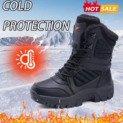Winter Warm Snow Boots Outdoor Anti Slip and Cold Proof Couple Mid Length Boots