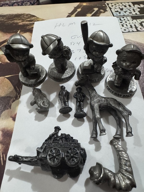 Pewter China  Avon  Characters Animals 