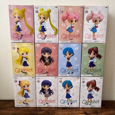 Qposket セーラームーンEternal 12体セット　制服Ver Sailor Moon Eternal School uniform Ver. Q posket Figure A & B Type