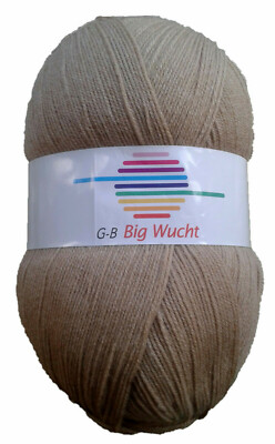 Strickgarn 400g Großknäuel G-B Big Wucht Wolle Garn Stricken Häkeln Basteln