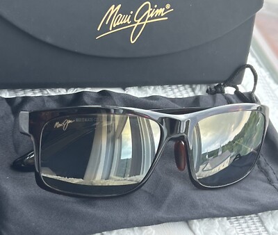 Maui Jim Pokowai Arch MJ 439 15T Olive Tortoise Frame HCL Bronze