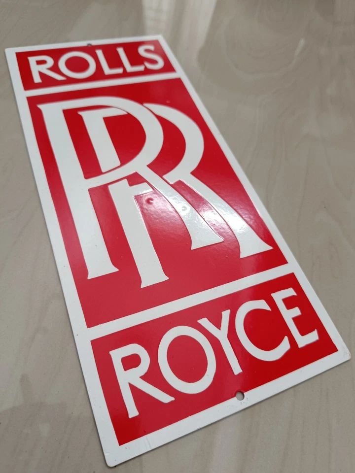 Vintage Design Rolls Royce Dealer advertising Workshop Sign no Porcelain - Image 3 of 4