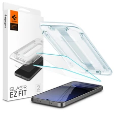 Spigen [GLAS.tR EZ Fit] Screen Protector | for Galaxy S24 FE | 2 Pack