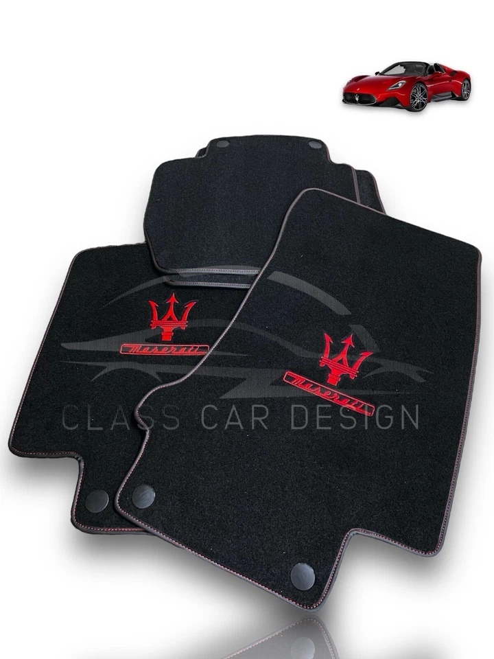 Alfombrillas para Maserati Ghibli Levante Quattroporte Granturismo Grecale MC20 Foto 3 de 4