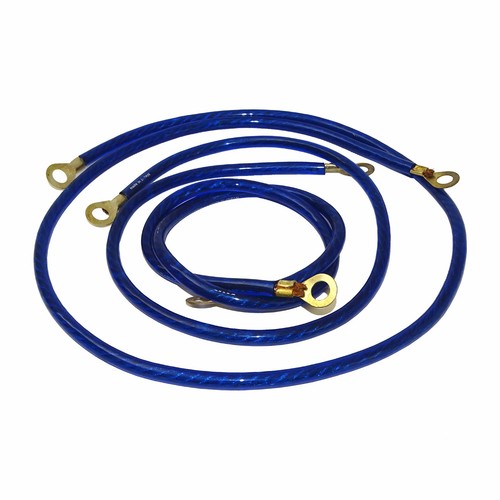 PIVOT MEGA RAIZIN Fuel Saver Voltage Stabilizer Regulator Ground Cables Blue - Picture 5 of 7