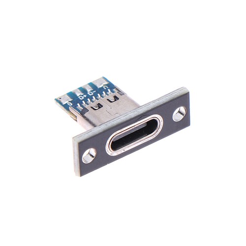 Female Connector Panel Mount Jack TYPE-C Charging Port Of Solder Wire Socket _cu - Zdjęcie 4 z 6