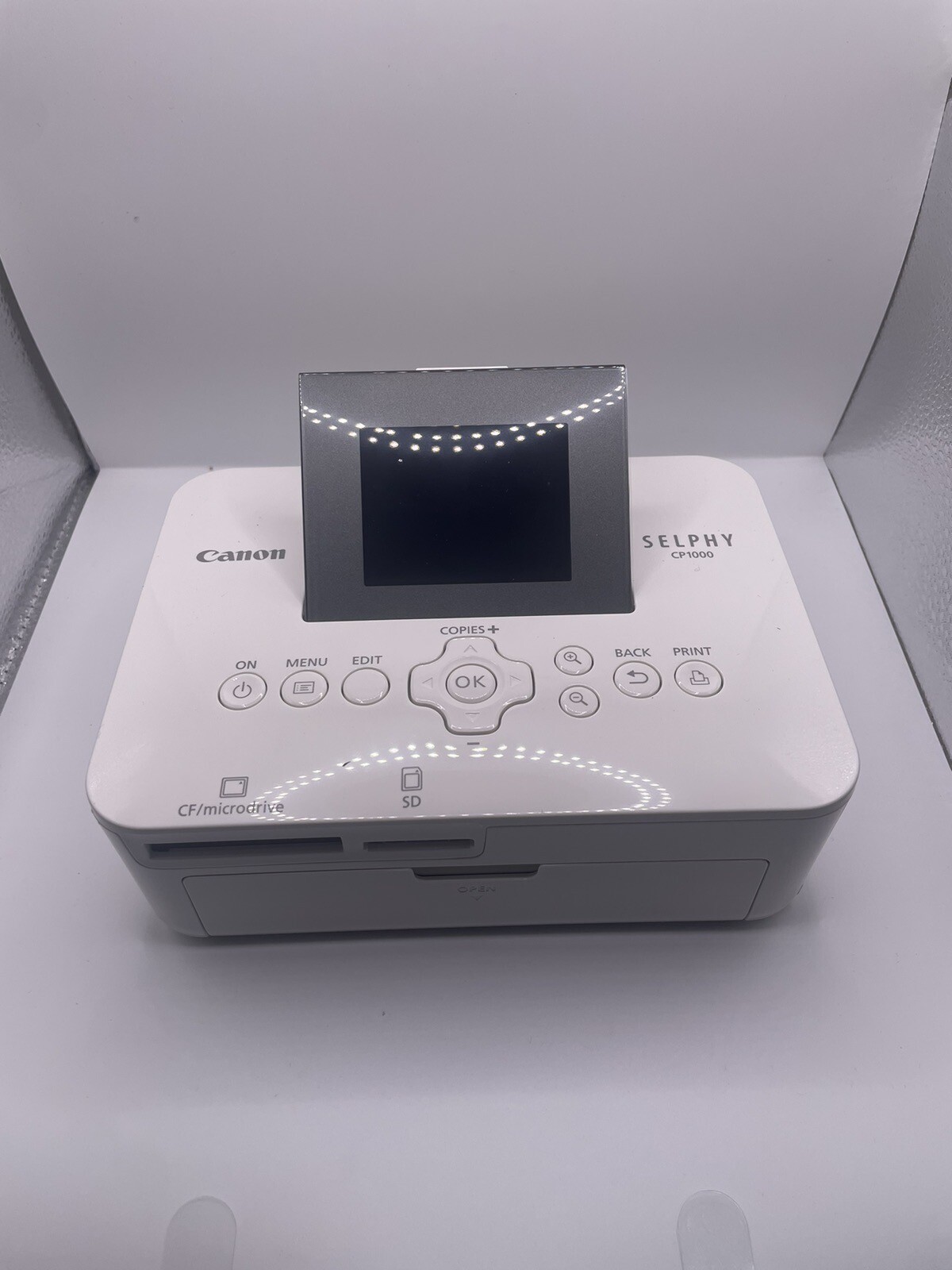 Canon SELPHY CP1000 Compact Color Photo Printer White 8714574626635 eBay