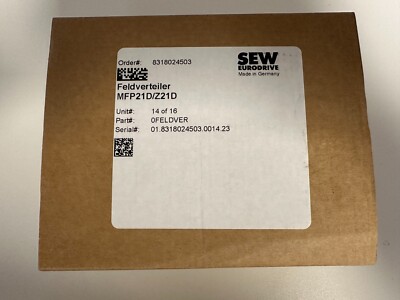 SEW-EURODRIVE MFP21D/Z21D Feldverteiler 8236240 NEW
