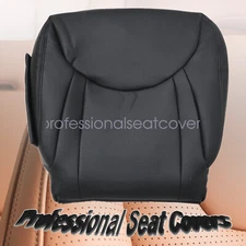 For 2001-2006 Lexus LS430 Passenger Bottom Perforated Seat Cover Black Leather