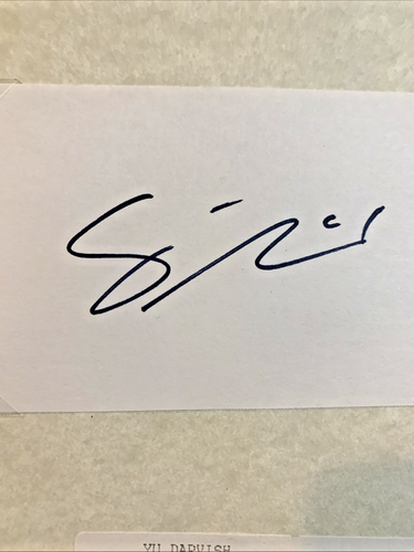 Yu Darvish San Diego Padres Autographed Signed Index Card - Picture 3 of 4