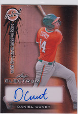Daniel Cuvet 2024 Leaf Electrum Inked Impressions Bronze Auto #'d 49 - MIAMI