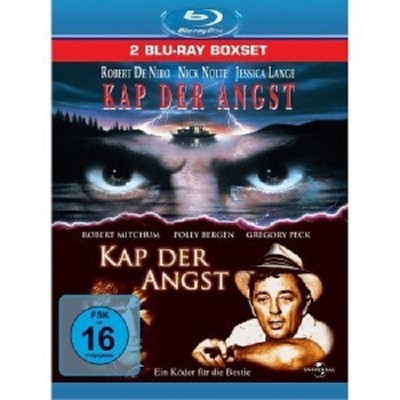 EIN KOEDER FÜR DIE BESTIE/KAP DER ANGST-2 BLU-RAY NEU ROBERT MITCHUM,P. BERGEN