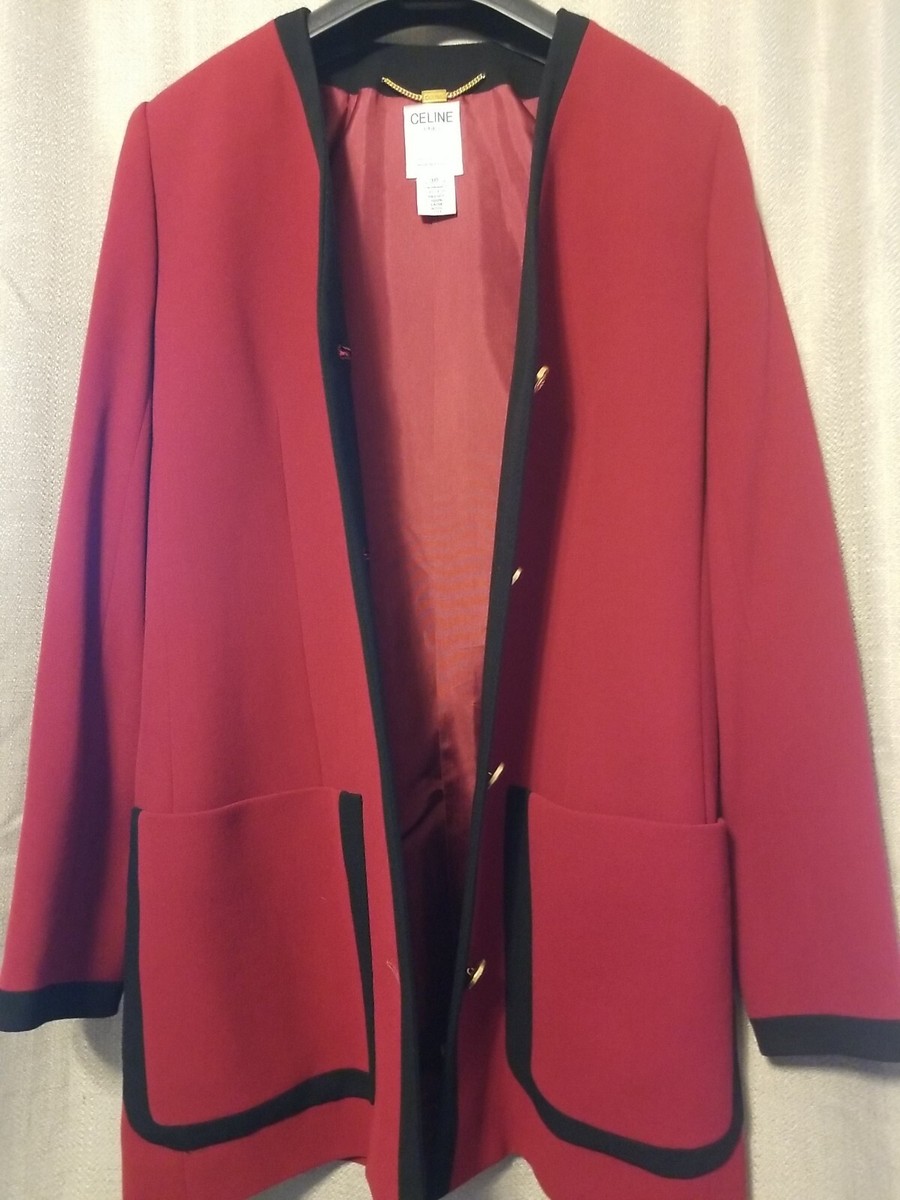 celine paris red jacket