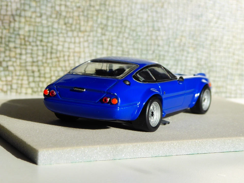 CUSTOM 1/43 Detail Cars Platinum Ferrari 365 Le Mans Specs Plain Body Blue - Immagine 4 di 4