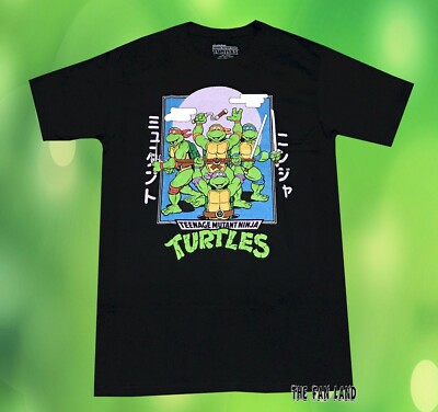 New Nickelodeon Teenage Mutant Ninja Turtles Kanja Mens Vintage T-shirt 
