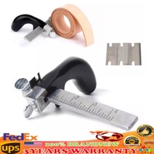 Professional Leather Draw Gauge Tool Strap Cutter Hand Craft Belt Cutting Blade