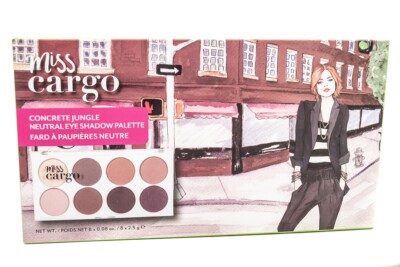 cargo Miss Cargo CONCRETE JUNGLE Neutral Eye Shadow Palette: 8 Shadows x .08oz e