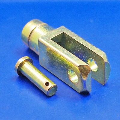 Gabelkopf und Joch - 1/4'' Durchmesser Stift, 5/16'' UNF Innengewinde rechts