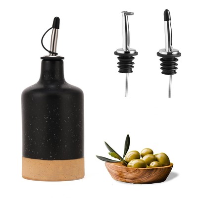 Ceramic Olive Oil Dispenser Bottle Oil Dispenser for Kitchen 16oz Oil Bottle ...