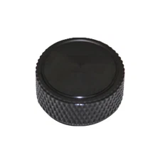 Cobra-Tek Fits Aluminum Knurled Air Cleaner Nut 1/4 - 20" Black Steel