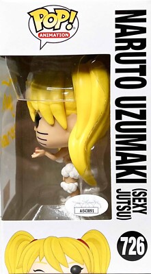 Maile Flanagan Naruto signed inscribed Funko Pop #726 JSA COA Rare