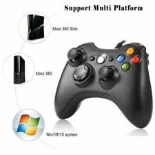 Long Wired USB Game Pad Controller For Microsoft Xbox 360 Console PC Windows MAC