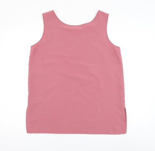 Design Essentials Womens Pink Polyester Blend Camisole Tank Size 16 - Picture 2 of 12