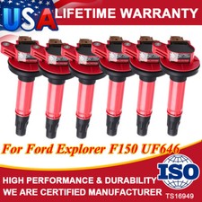 6pack High Performance Ignition Coil For Ford Explorer F150 Uf646 Ecoboost 3.5l