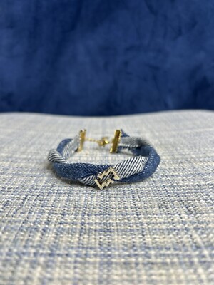 Handmade Zodiac Denim Bracelet