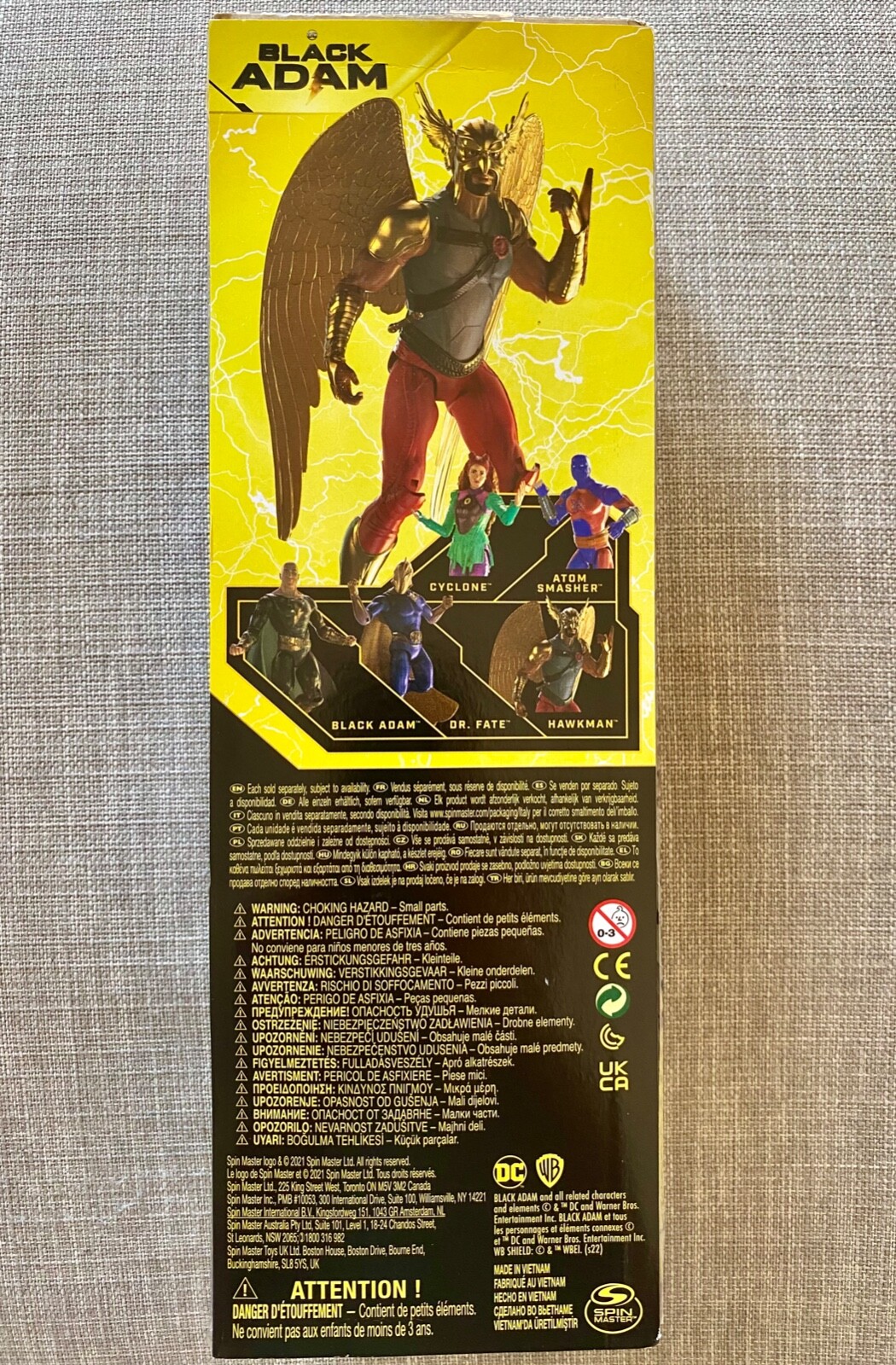 DC Comics (Black Adam) - HAWKMAN - 12" Inch Action Figure (1st Edition)  NEW