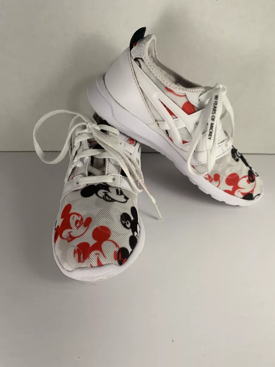 Disney 90 Years Of Mickey ASICS gel lyte hikari Youth Kids Shoes K 13 Rare