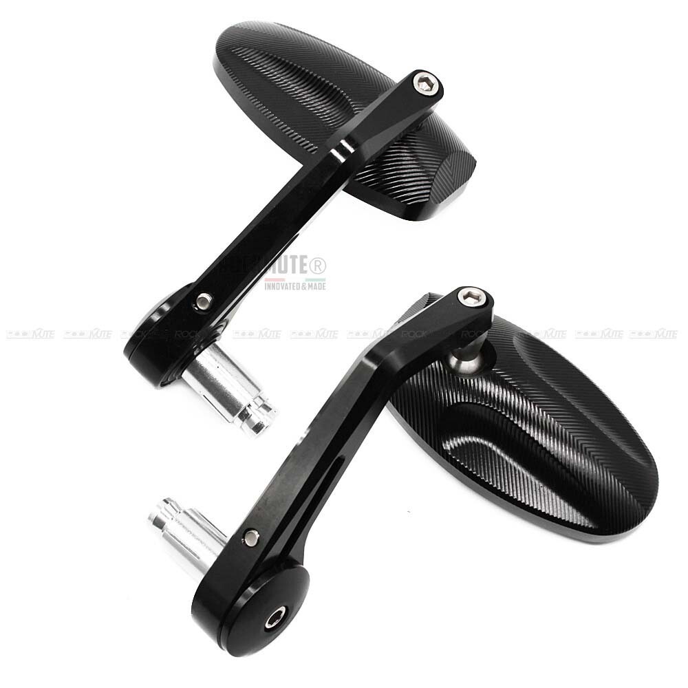 Vintage Round Mirrors Adjustable Pair Fit For KAWASAKI Z1000/R/SX