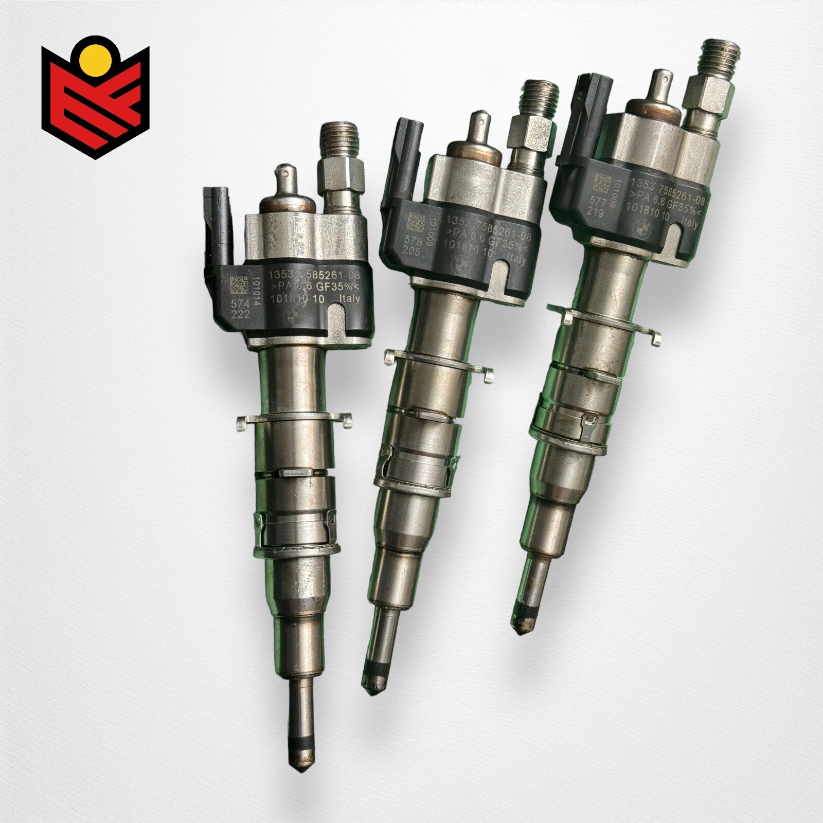 0711 BMW Fuel Injector N54 N63 135 335 535 550 X5 X6 1353758526108