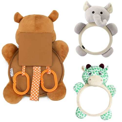 Plush Baby Car Mirror Rear Facing Car Seat Mirror Car Kids Monitor