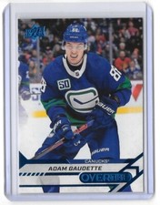2020-21 UPPER DECK OVERTIME HOCKEY ADAM GAUDETTE BLUE #17