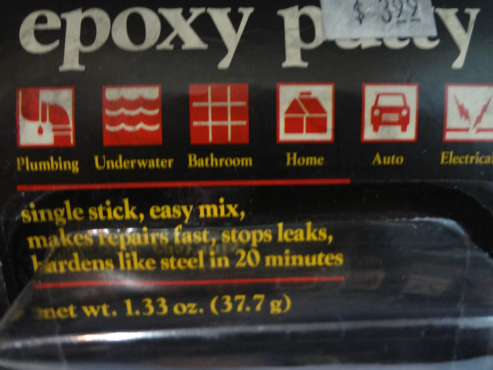 Doit Best epoxy putty single stick Net wt. 1.33 oz 412164 (Qty 3) eBay