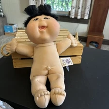 2012 Cabbage Patch Doll Undressed Good Condition Brown Hair Brown Eyes