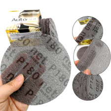 3" 4" 5" Dry Mesh Dust-free Sandpaper Hook Loop Grinding Sanding Sheet Polishing