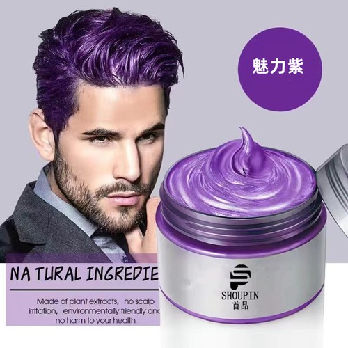 Haarfarbe Schlamm Styling Creme Temporäre Haarfarbe Wachs Waschbar Cosplay 🔥 - Bild 12 von 28