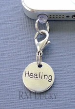 Healing Tag Cell Phone Charm Anti Dust Proof Plug Ear Cap Jack C215