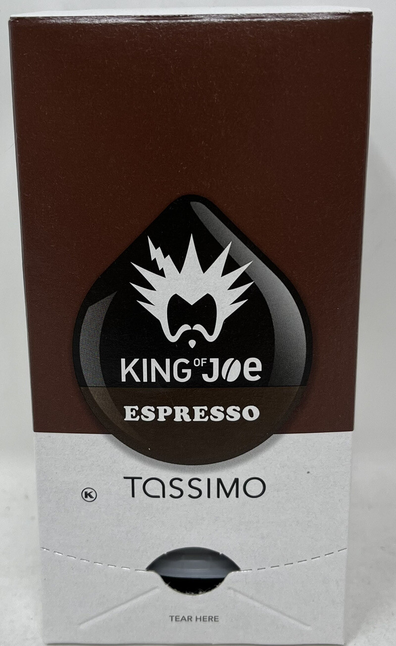 Tassimo King of Joe Espresso Coffee TDiscs for Tassimo Brewing Systems